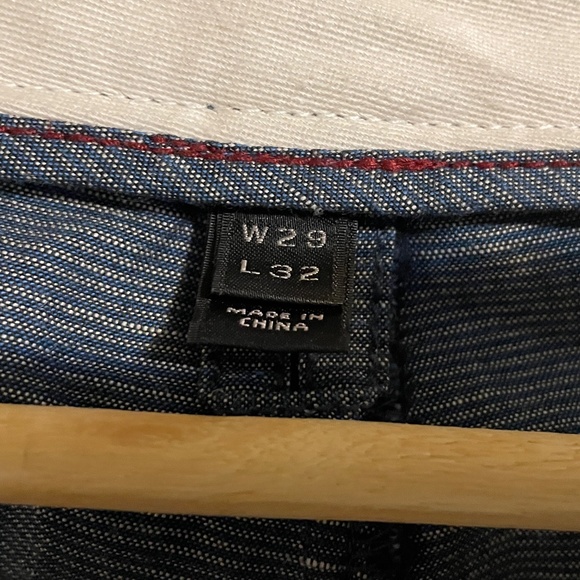 J Crew Irish Linen Blue Pants - 29 x 32 - Picture 3 of 6